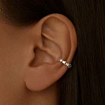 Серебряный кафф в форме звезд MIESTILO 