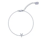 Серебряный браслет с буквой Y MIESTILO