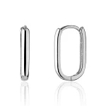 Базовые серьги из серебра