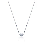 Серебряная подвеска сердце MIESTILO 