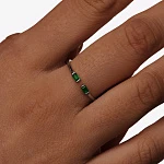 Серебряное кольцо серебро с фианитами регулируемое MIESTILO