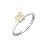 Серебряное кольцо BRIGHTNESS с цитрином Ашер