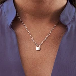 Серебряная подвеска в форме замка MIESTILO 