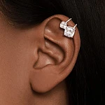 Серебряный кафф A LA RUSSE на верхнюю часть уха