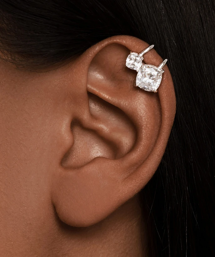 Серебряный кафф A LA RUSSE на верхнюю часть уха