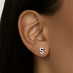 Моносерьга в виде буквы S MIESTILO