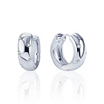 Серьги кольца серебро 925 серебряные круглые конго MIESTILO