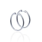 Серебряные серьги конго MIESTILO