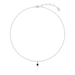 Серебряное колье с лазуритом