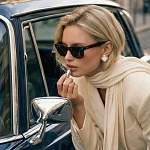 Серьги ВИНТАЖ с белой эмалью