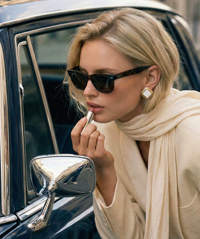 Серьги ВИНТАЖ с белой эмалью