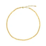 Позолоченное колье-чокер из серебра с монетками