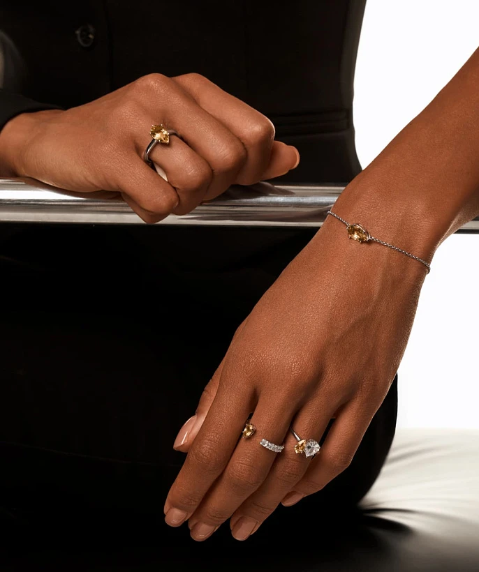 Серебряный браслет BRIGHTNESS с цитрином