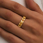 Серебряное кольцо ЭЙФОРИЯ с цитринами Ашер