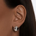 Серьги-шары из серебра