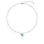 Серебряное колье FREEDOM с фианитами