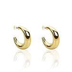 Серьги-кольца PENELOPE из серебра в покрытии желтое золото