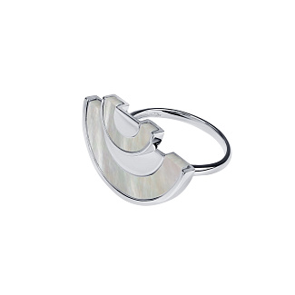 Кольцо из серебра с перламутром VENUS Miestilo